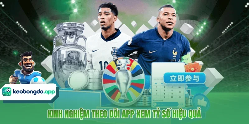 Kinh nghiệm theo dõi app xem tỷ số hiệu quả